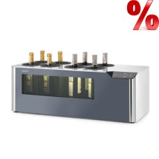 ANTSTALINIS VYNO ŠALDYTUVAS, 2 zonų, Arktic, Juodas,220-240V/60W, 800x350x(H)293mm